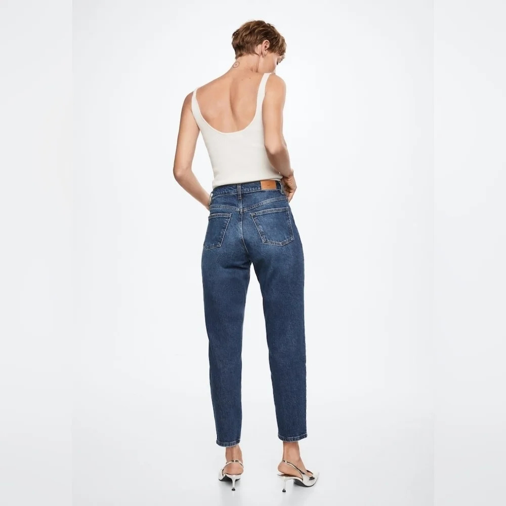 Mango [10] Mom comfort  high-rise jeans - Picture 3 of 11